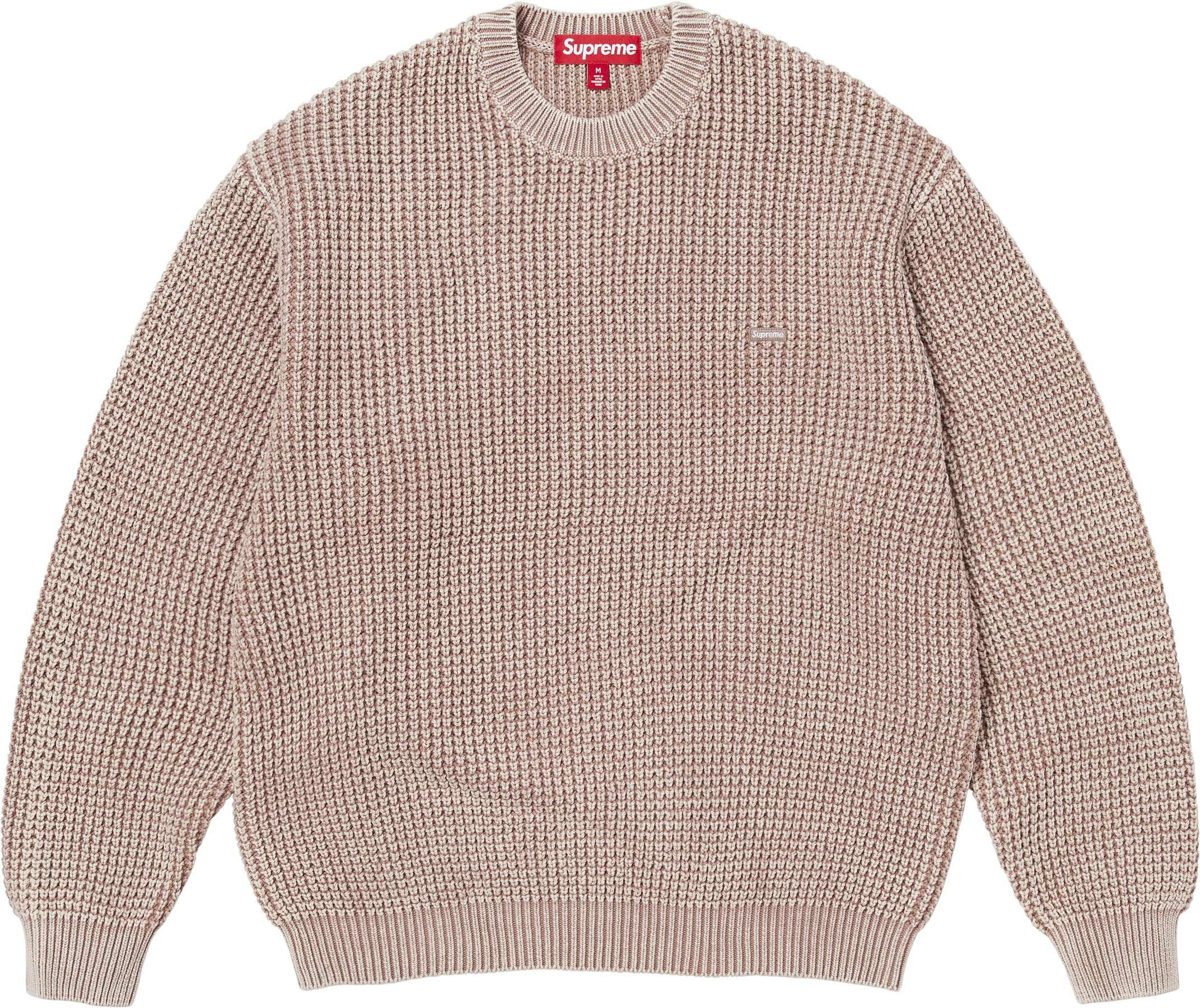 Washed Small Box Waffle Sweater view 7